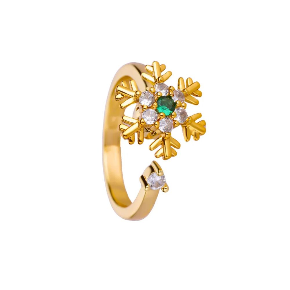 Snowflake Spinner Ring